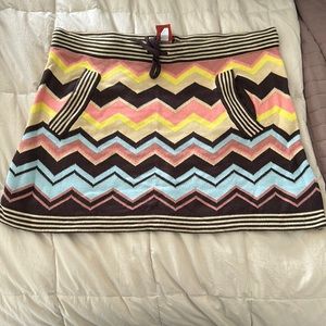 Missoni knit skirt for Target.. size S